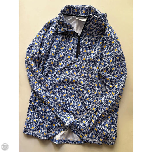 Athletic Jacket By Talbots In Blue, Size: L