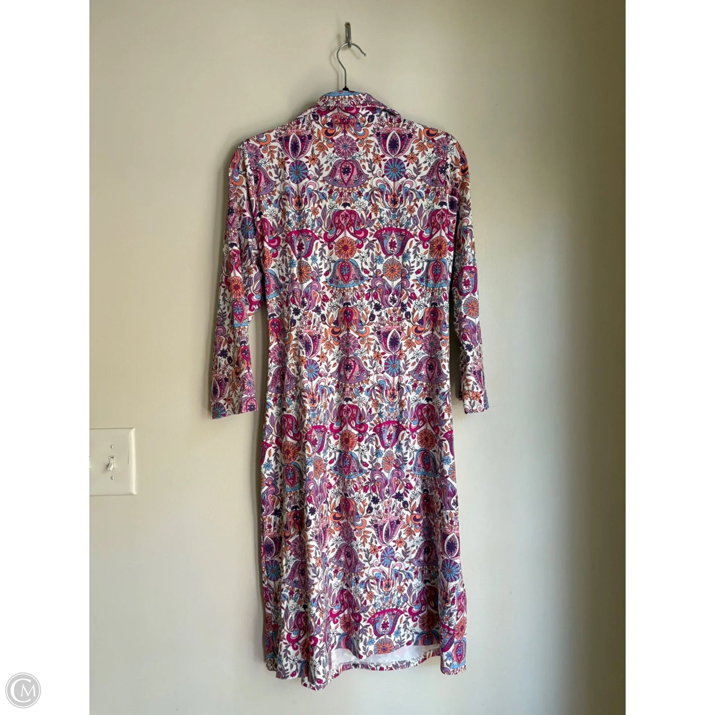 Dress Work By Talbots In Floral Print, Size: L