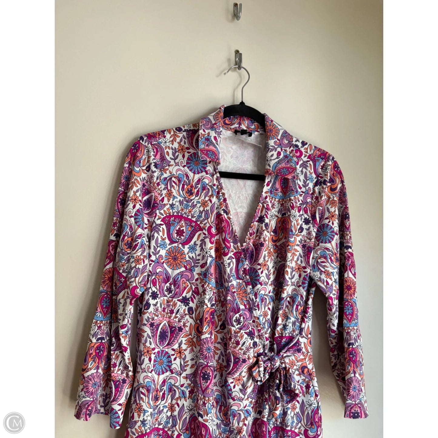 Dress Work By Talbots In Floral Print, Size: L