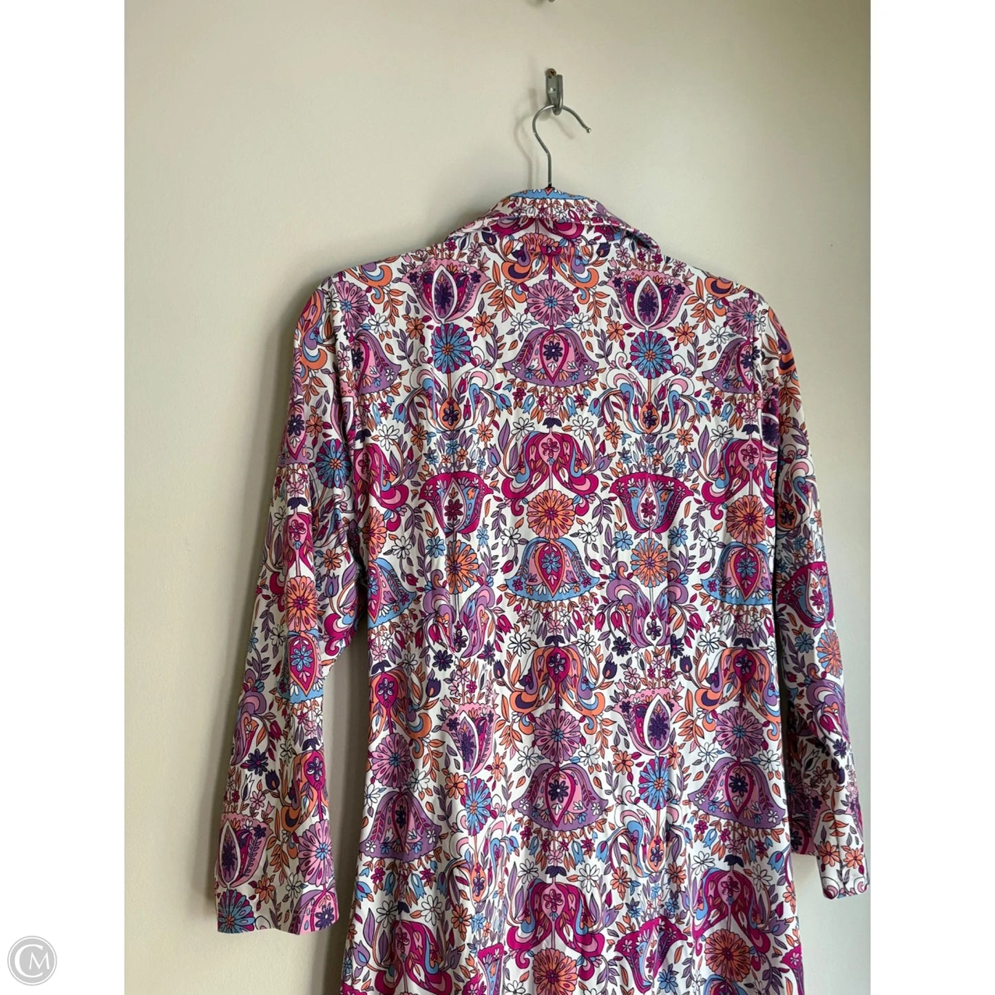 Dress Work By Talbots In Floral Print, Size: L