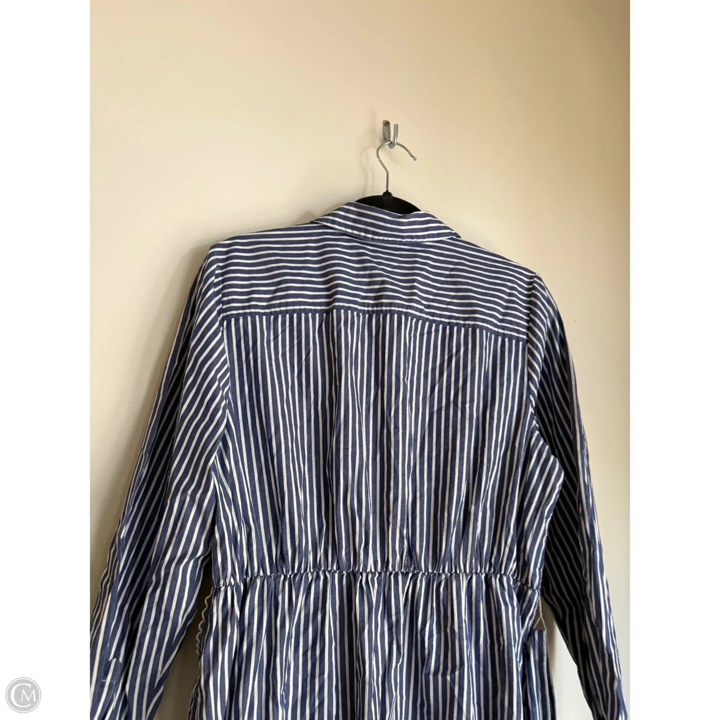 Dress Casual Maxi By J. Crew In Striped Pattern, Size: L