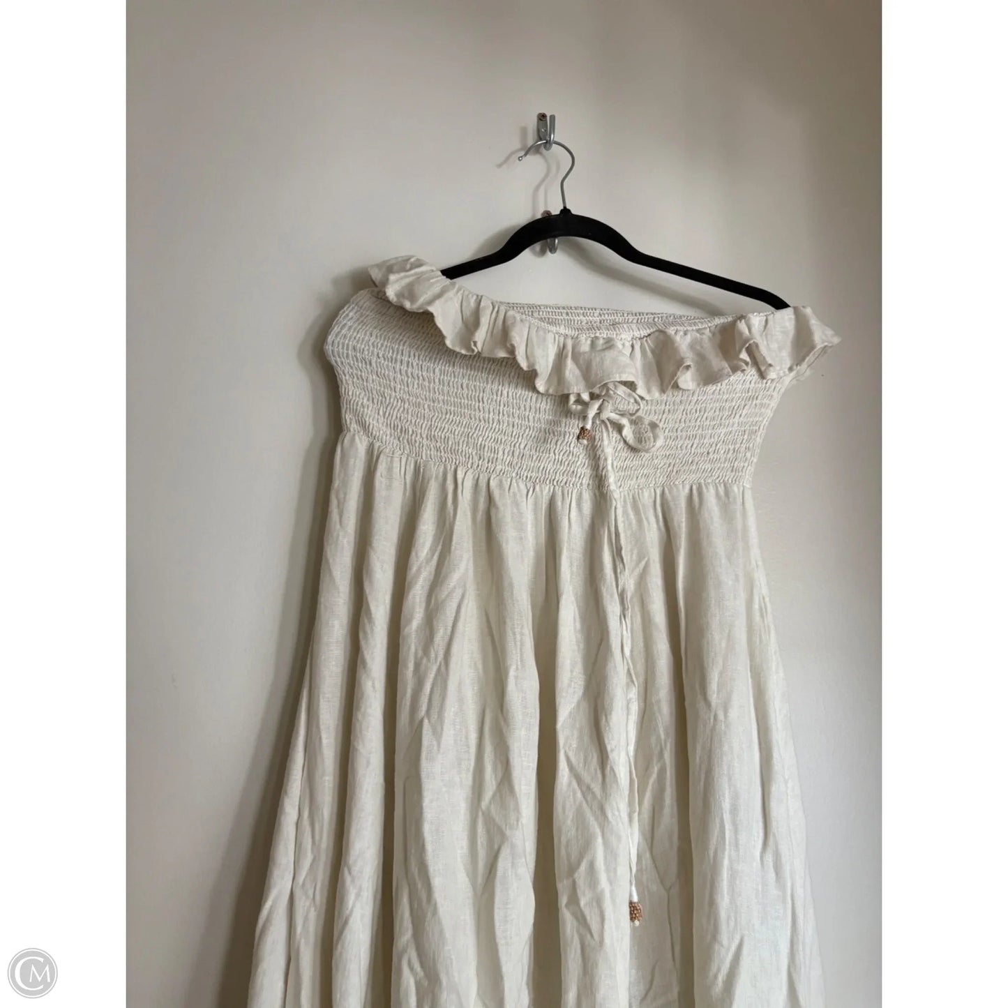 Dress Casual Maxi By Free People In Cream, Size: Xl