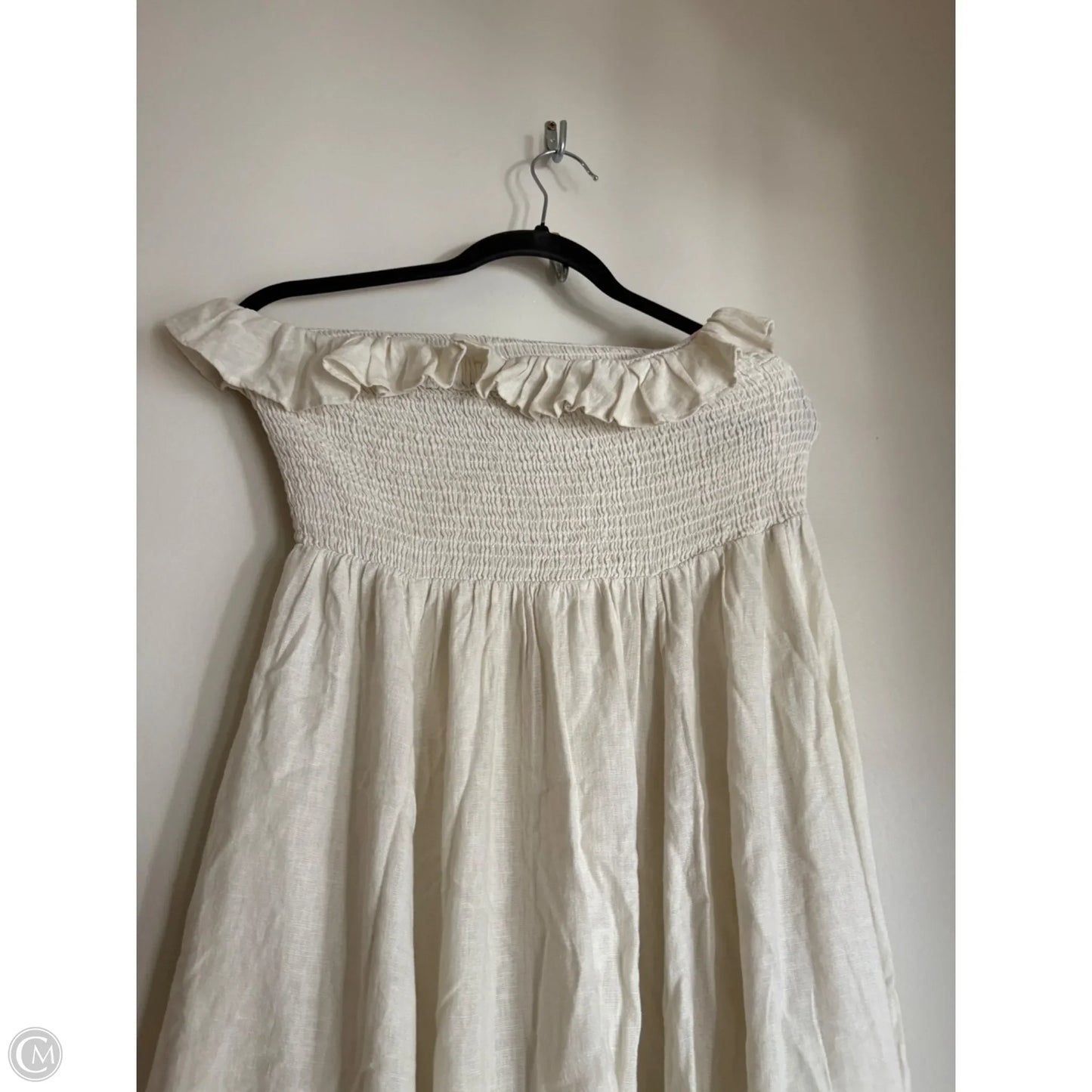 Dress Casual Maxi By Free People In Cream, Size: Xl