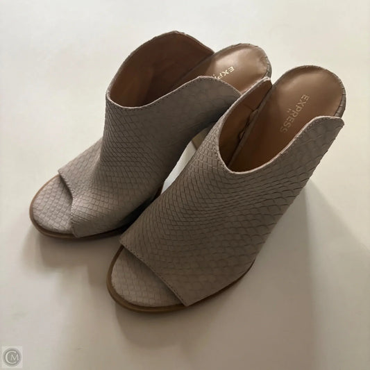 Shoes Heels Block By Express In Cream, Size: 7