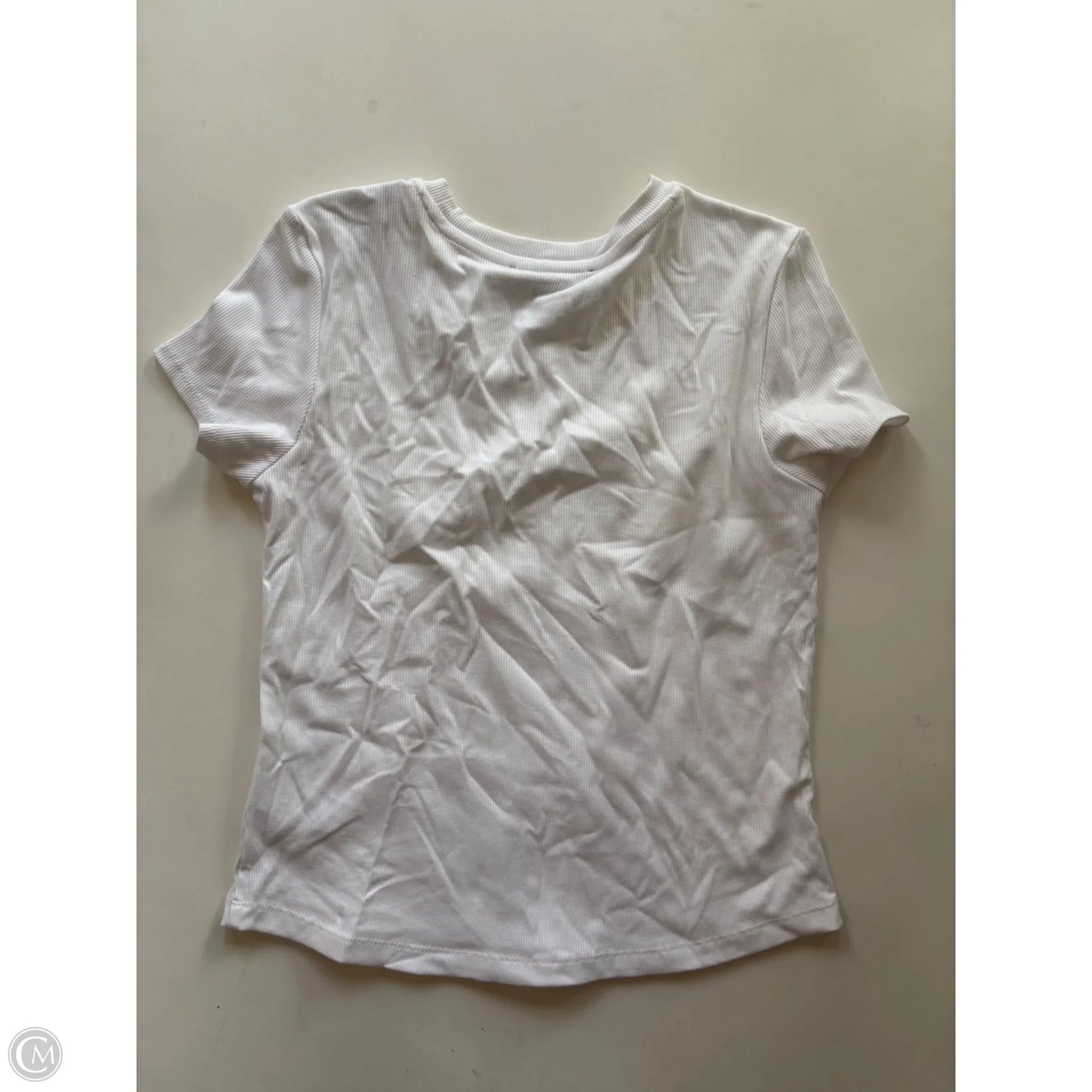 Top Short Sleeve By Tahari In White, Size: M