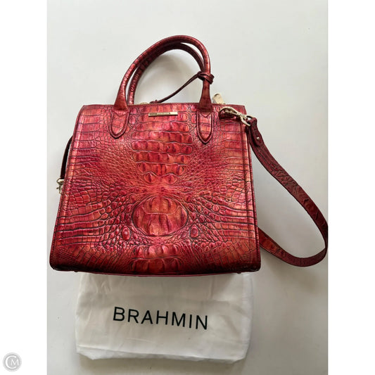 Handbag Designer By Brahmin, Size: Large