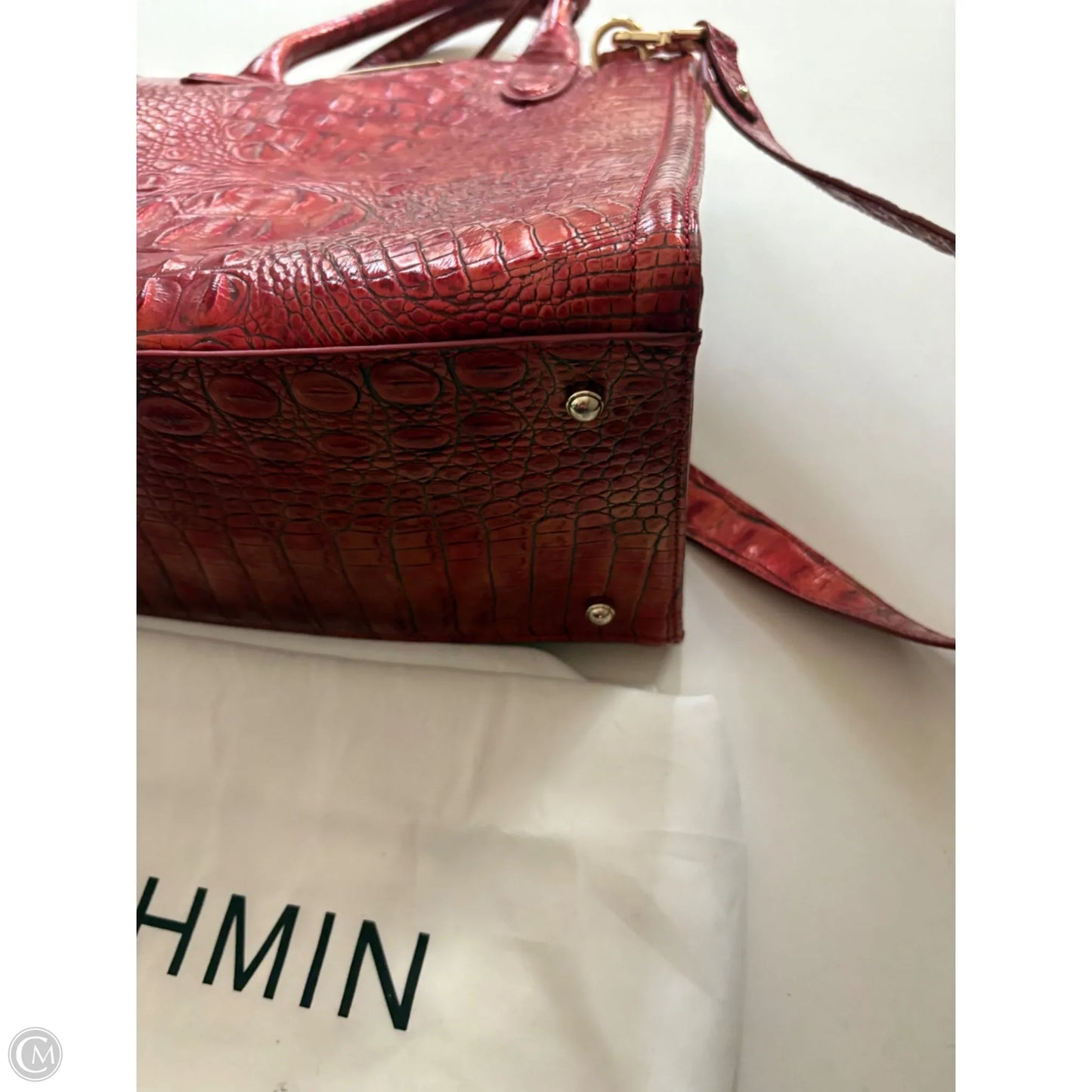 Handbag Designer By Brahmin, Size: Large