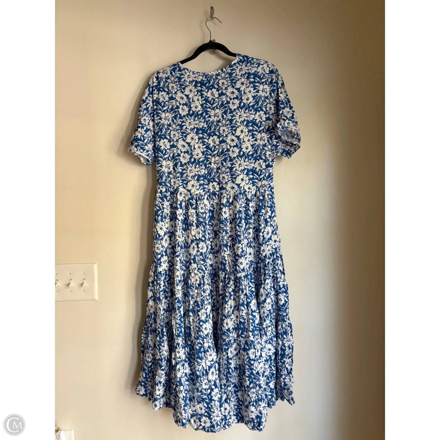 Dress Casual Maxi By Zara In Blue, Size: S