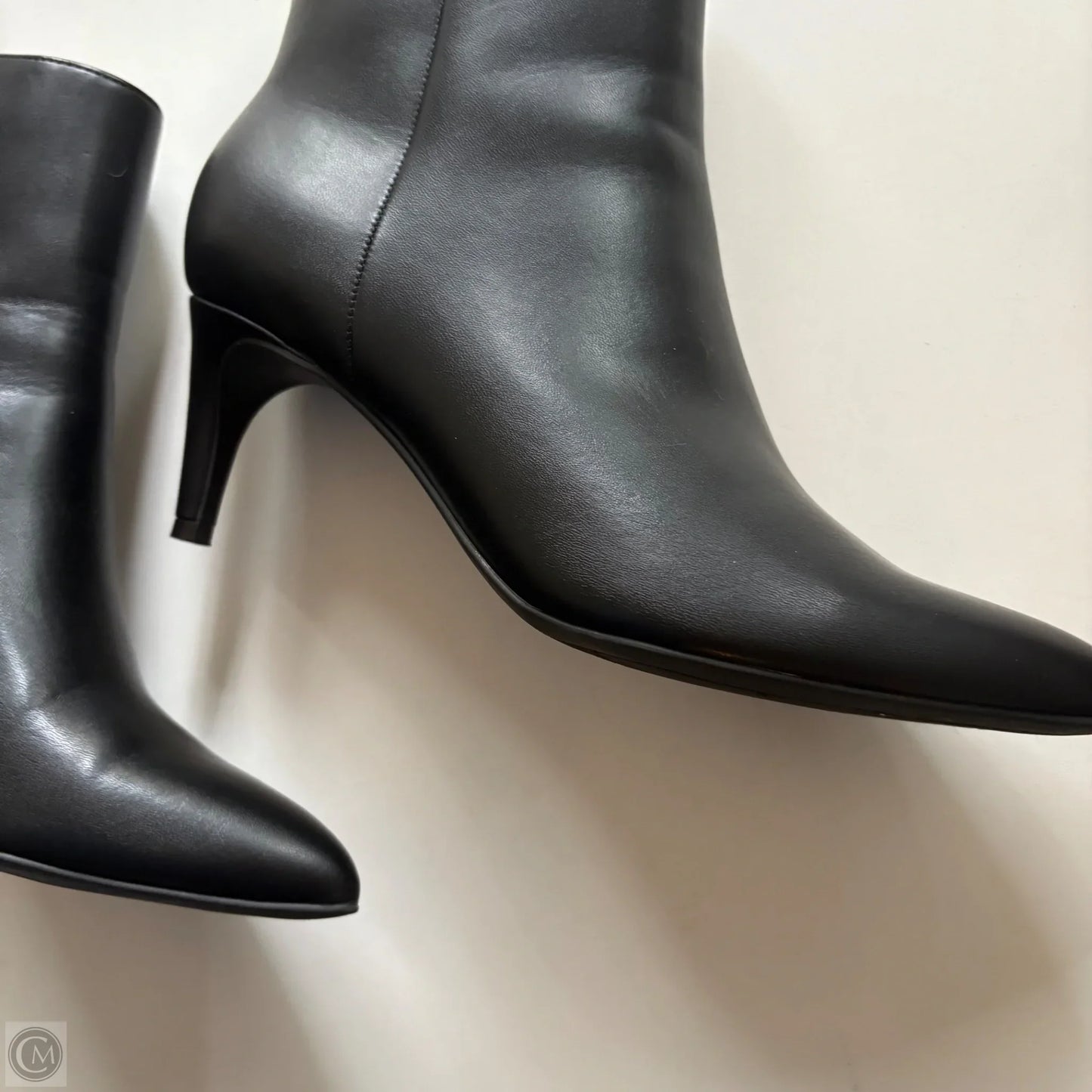 Boots Ankle Heels By Nine West In Black, Size: 8.5