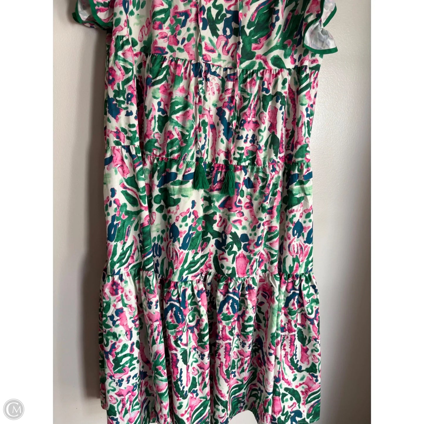 Dress Casual Maxi By Chicsoul In Green, Size: 1x