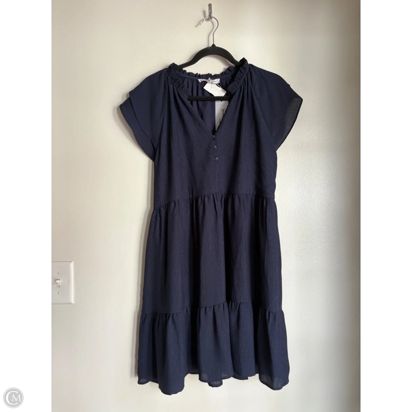 Dress Casual Midi By Joy Joy In Blue, Size: M