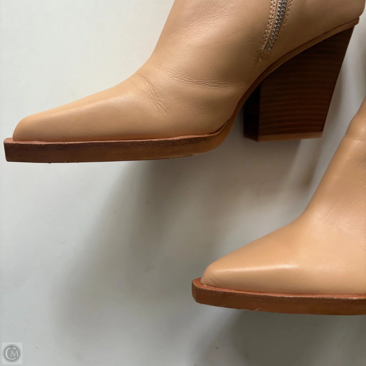 Boots Ankle Heels By Dolce Vita In Tan, Size: 8.5