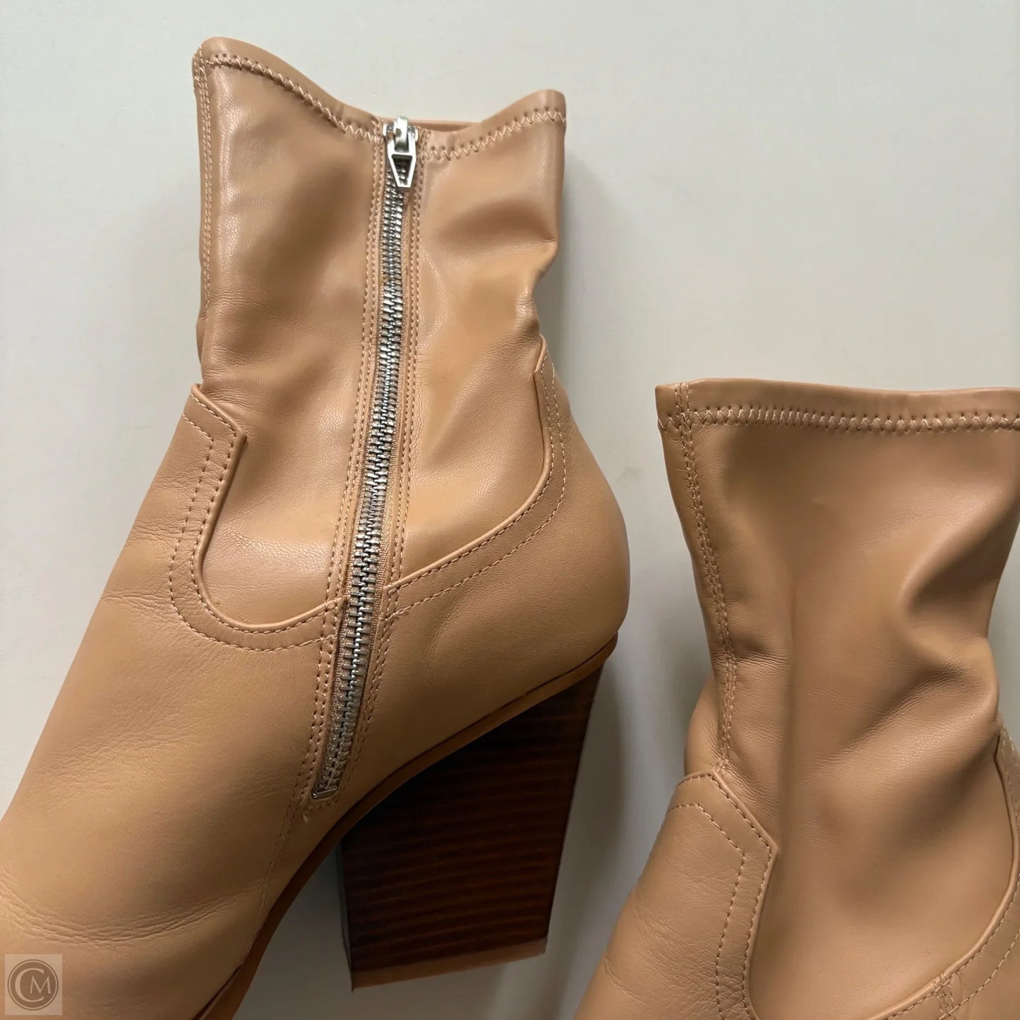Boots Ankle Heels By Dolce Vita In Tan, Size: 8.5