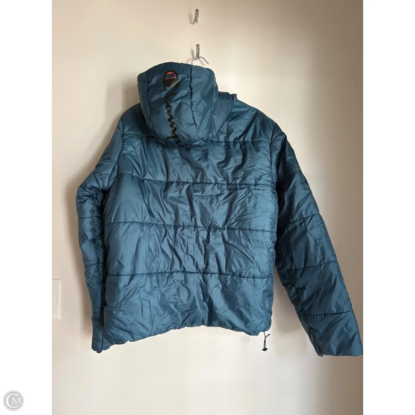 Coat Puffer & Quilted By Champion In Blue, Size: M