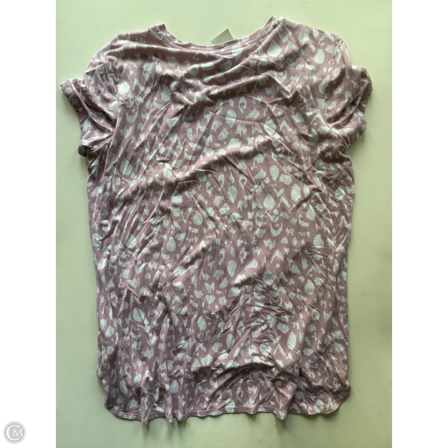 Top Short Sleeve By Ellen Tracy In Pink, Size: M