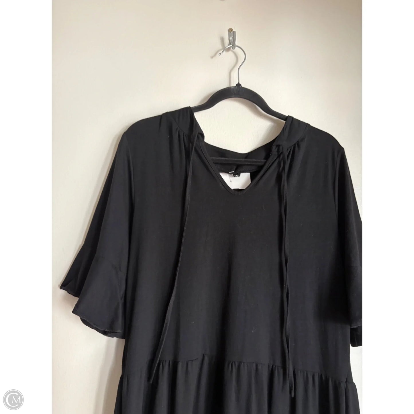 Dress Casual Midi By Clothes Mentor In Black, Size: M