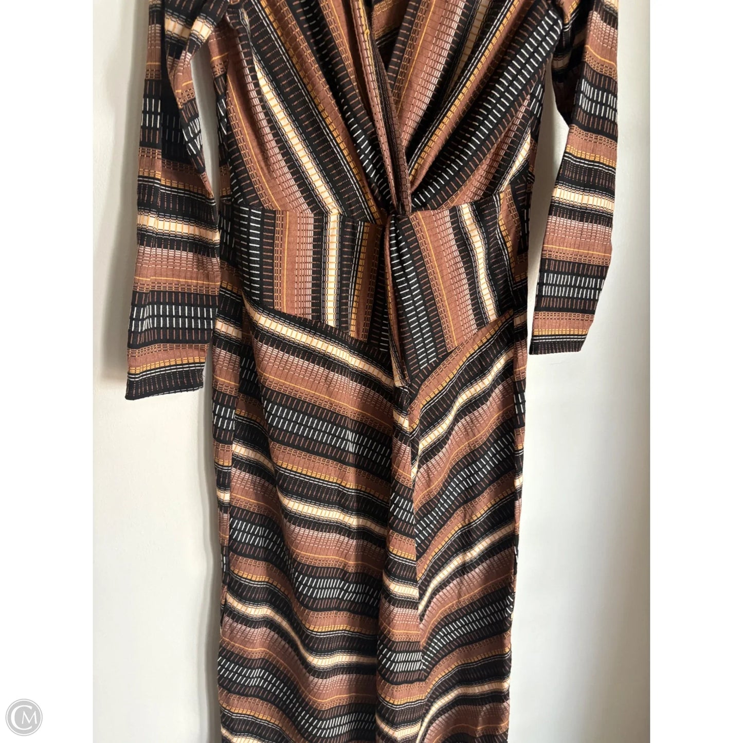 Dress Casual Maxi By Maeve In Brown, Size: L