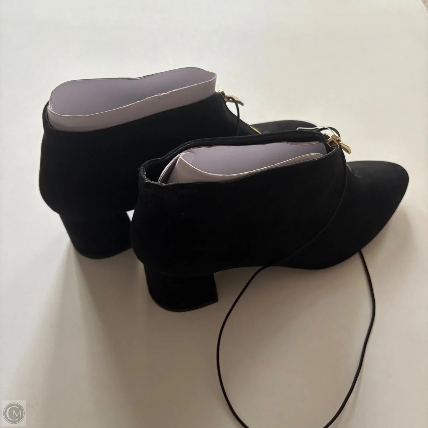 Boots Ankle Heels By Liz Claiborne In Black, Size: 8.5