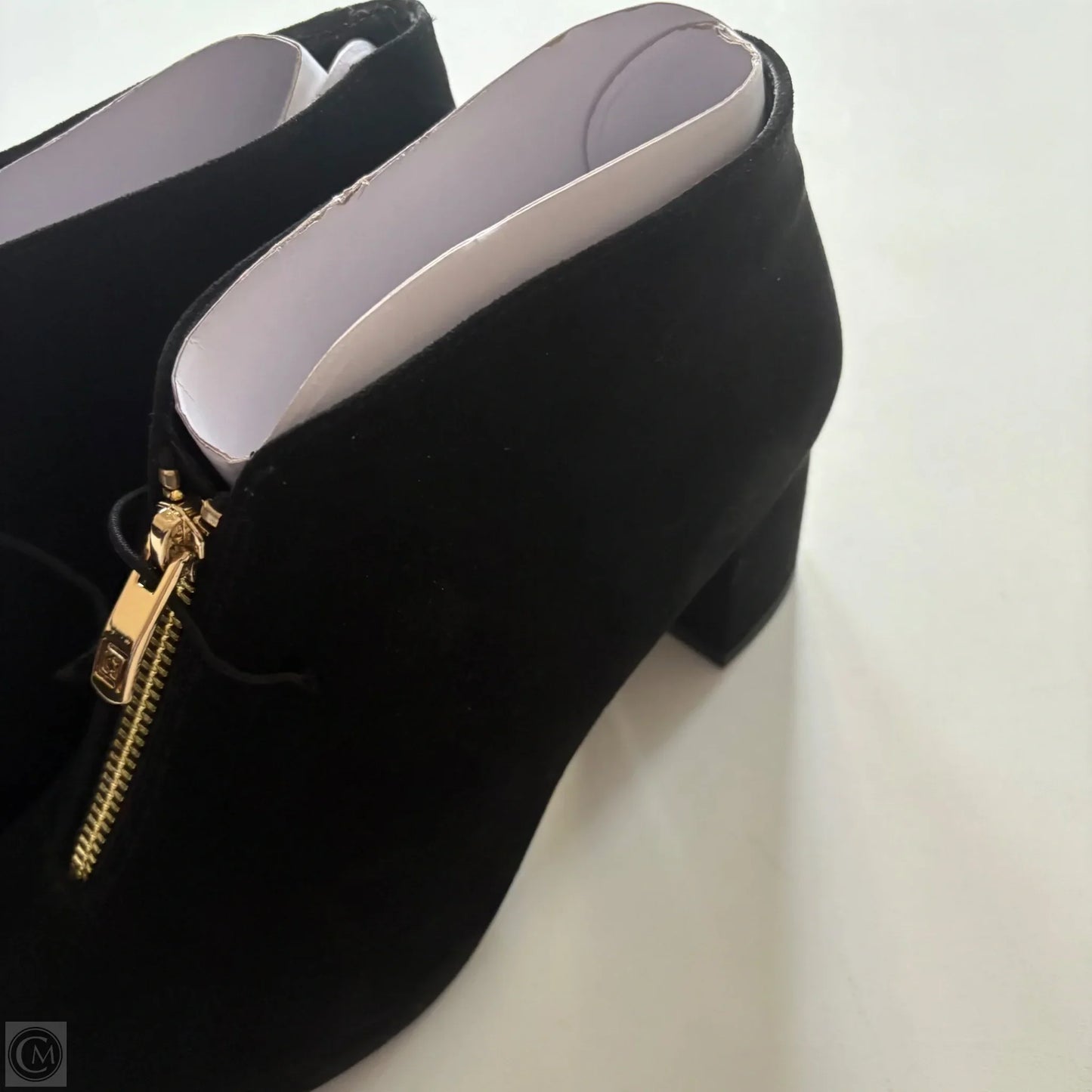 Boots Ankle Heels By Liz Claiborne In Black, Size: 8.5