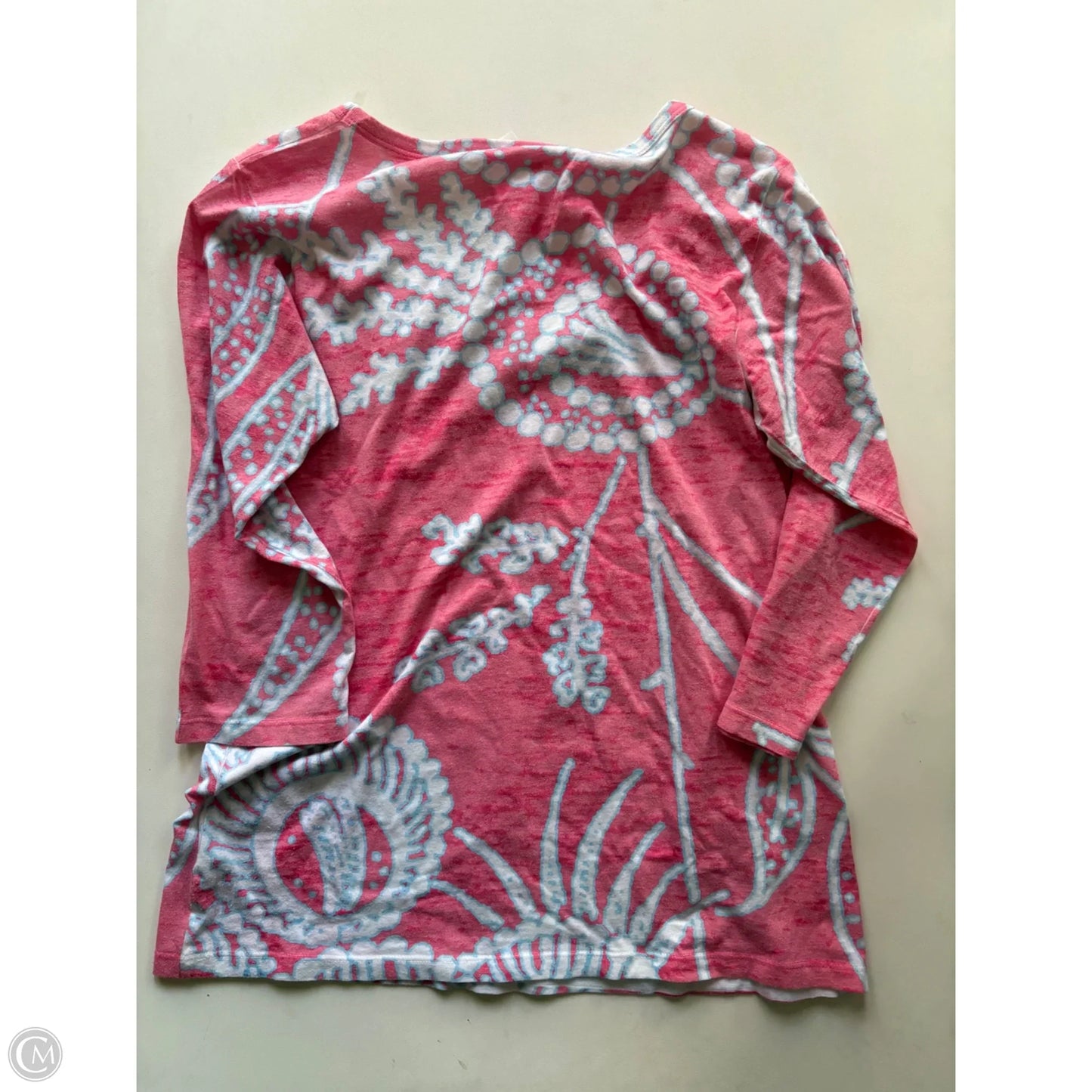Top Short Sleeve By Before&again In Pink, Size: M