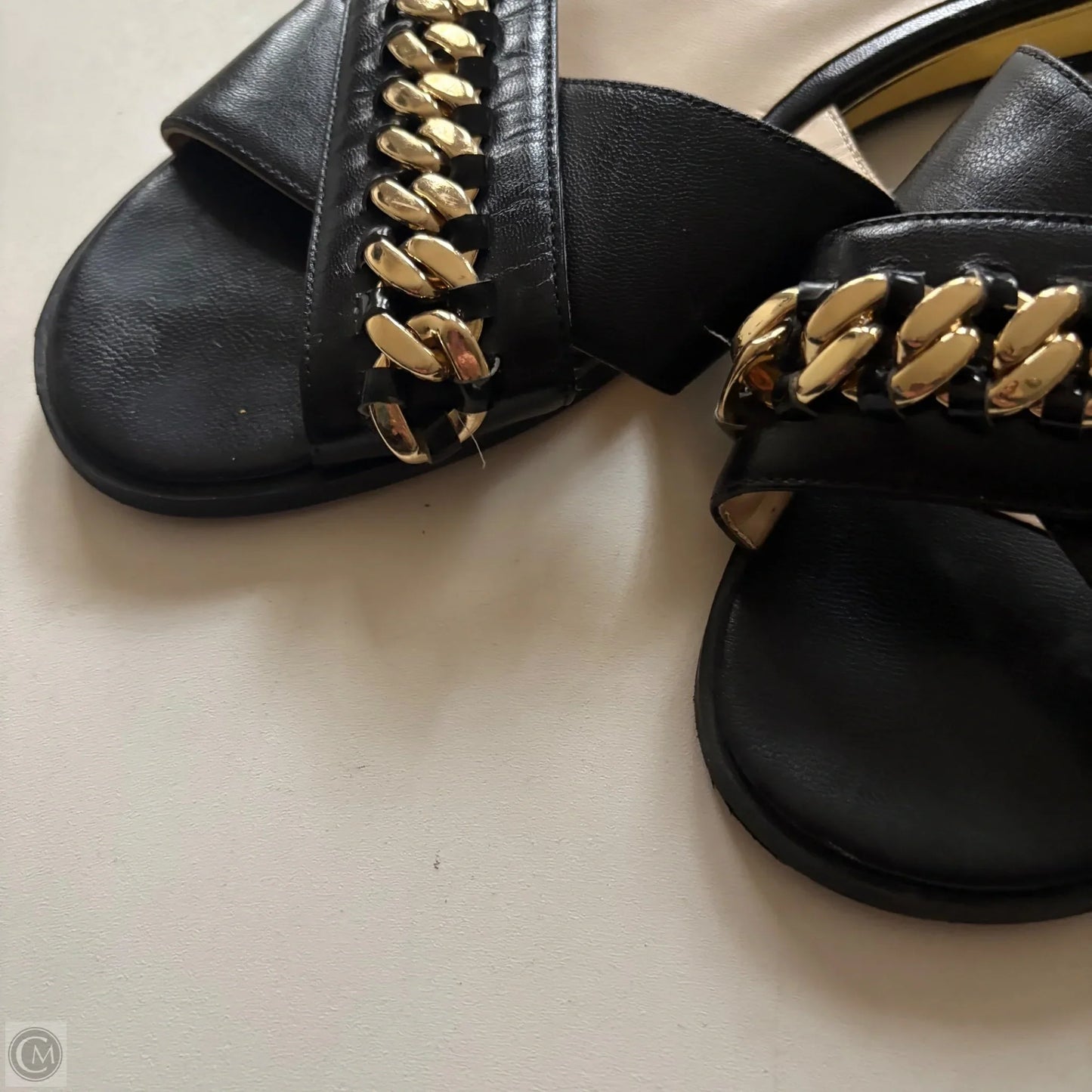 Sandals Flats By Nine West In Black, Size: 9.5