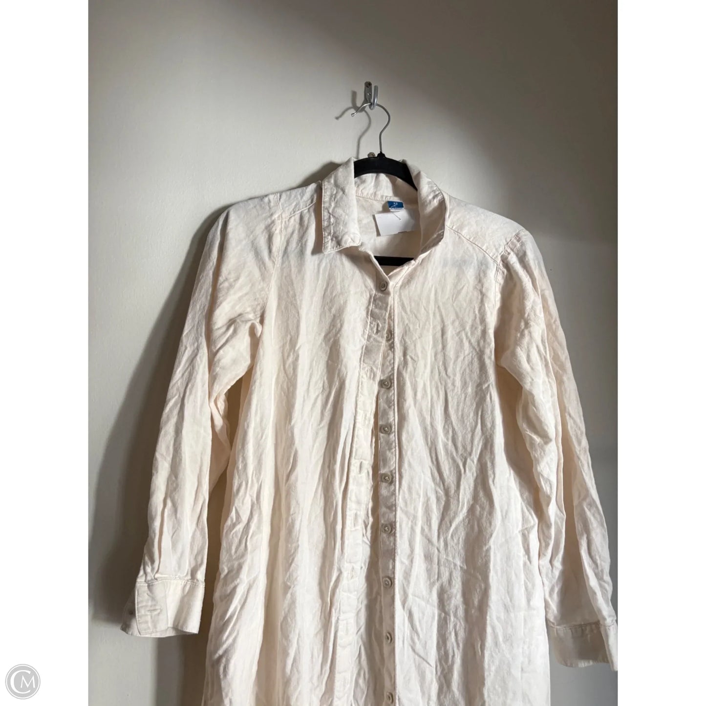 Dress Casual Maxi By Old Navy In Cream, Size: Xs