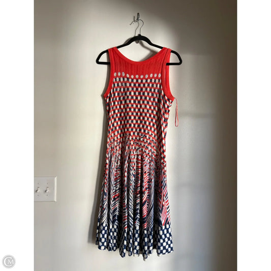 Dress Casual Maxi By Nic + Zoe In Polkadot Pattern, Size: M