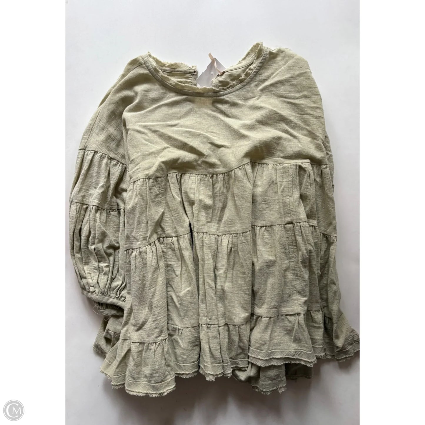 Top Long Sleeve By Free People In Green, Size: Xs