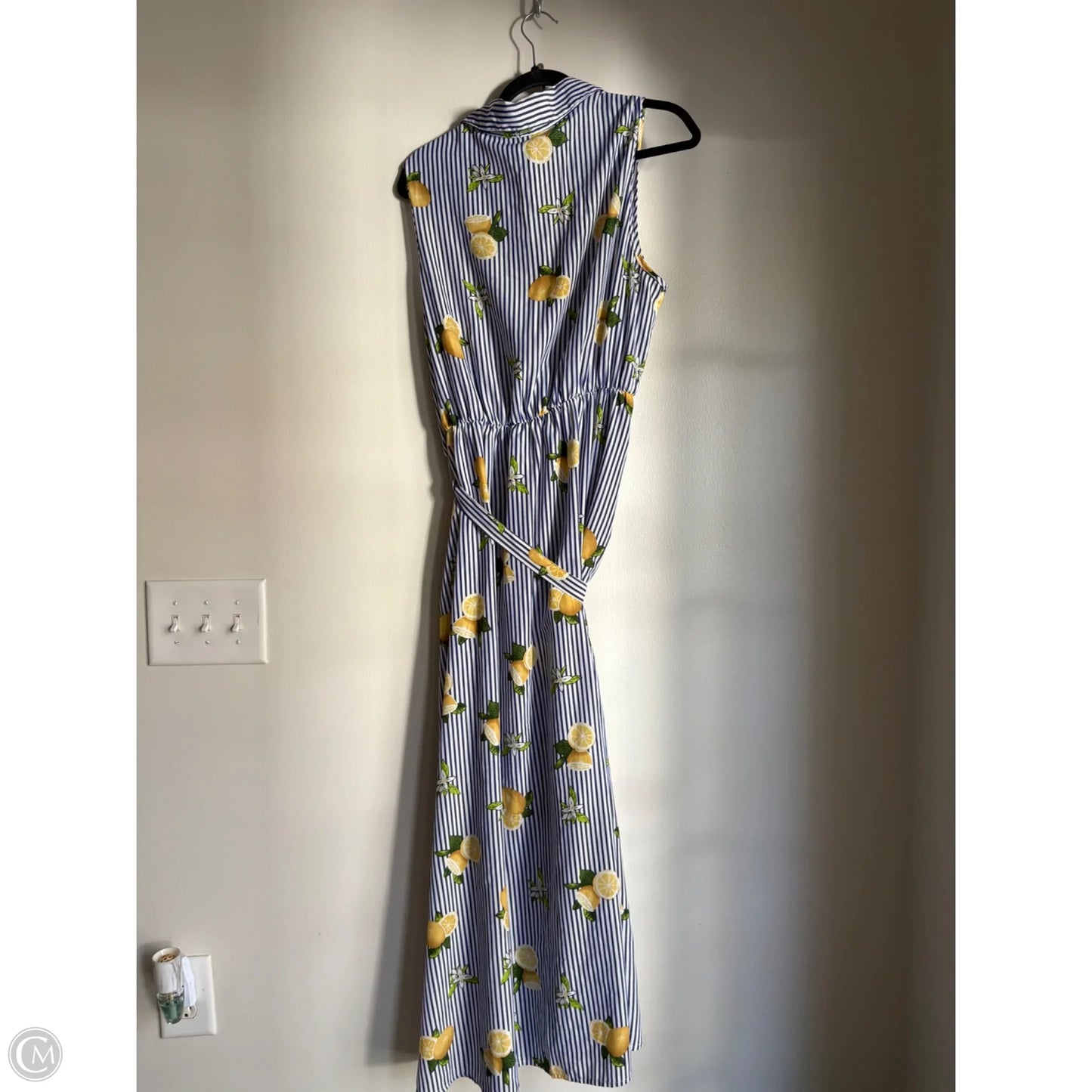 Dress Casual Maxi By Mlle Gabrielle In Striped Pattern, Size: 2x