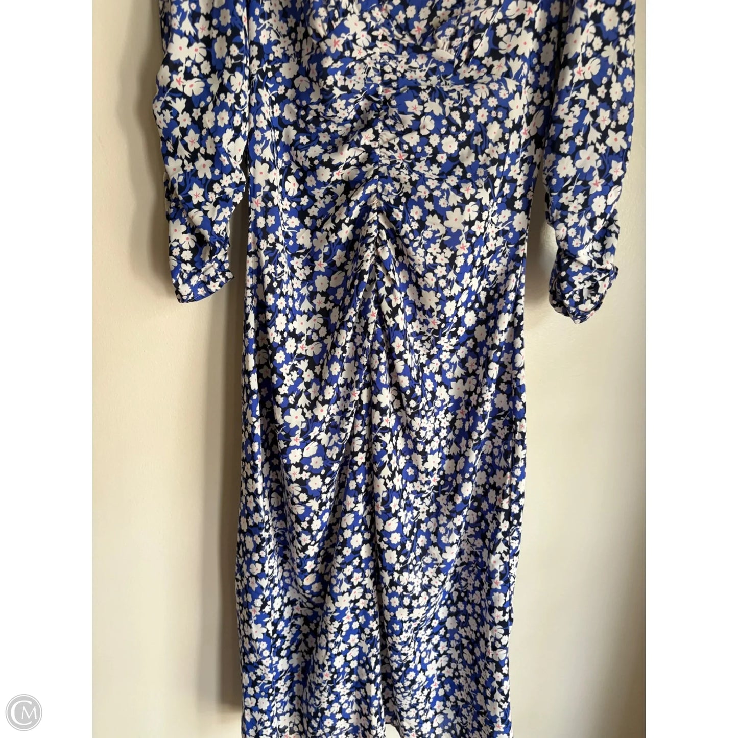 Dress Casual Maxi By Marc Angelo In Blue, Size: L