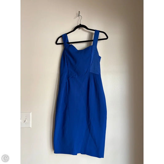 Dress Casual Midi By Karen Millen In Blue, Size: L