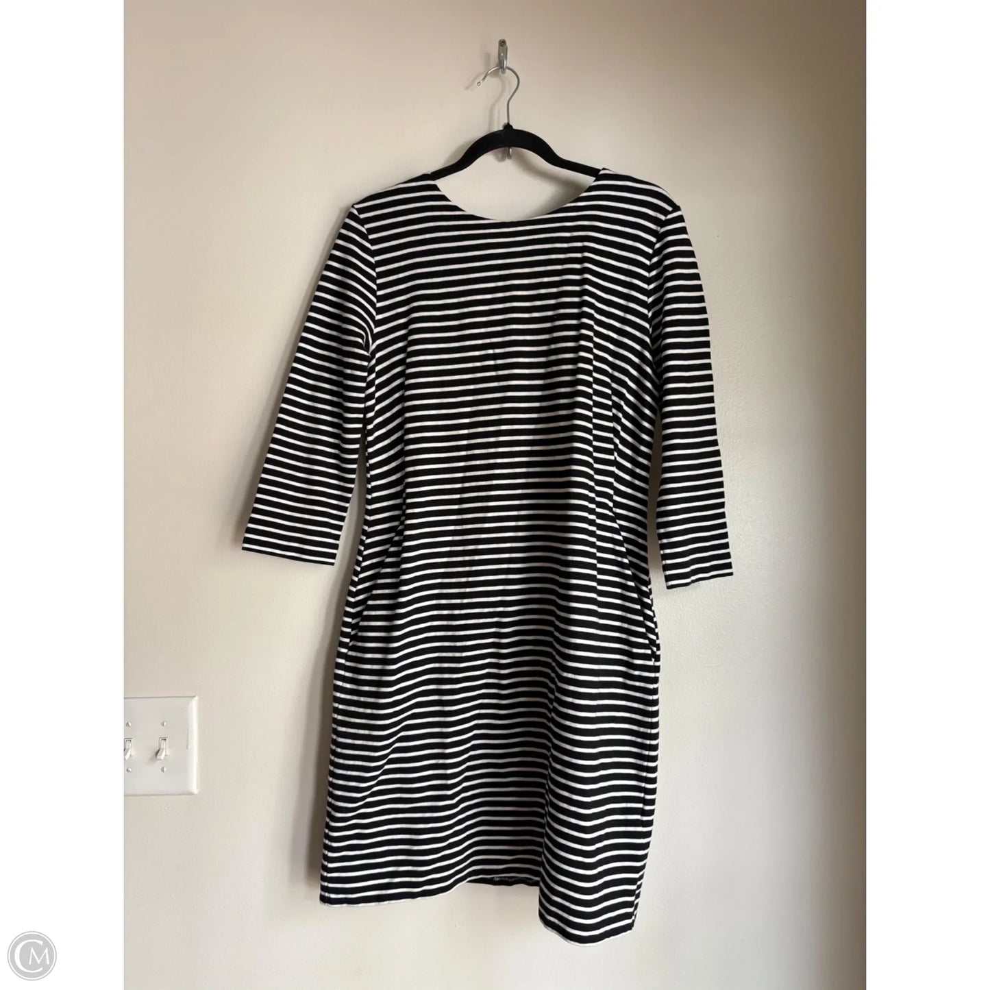 Dress Casual Midi By Cos In Striped Pattern, Size: M