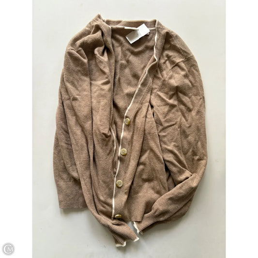 Sweater Cardigan By Scotch & Soda In Tan, Size: L