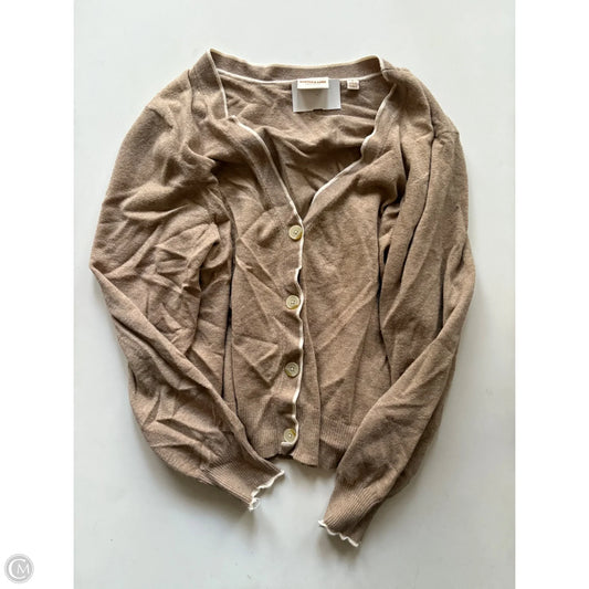 Sweater Cardigan By Scotch & Soda In Tan, Size: L
