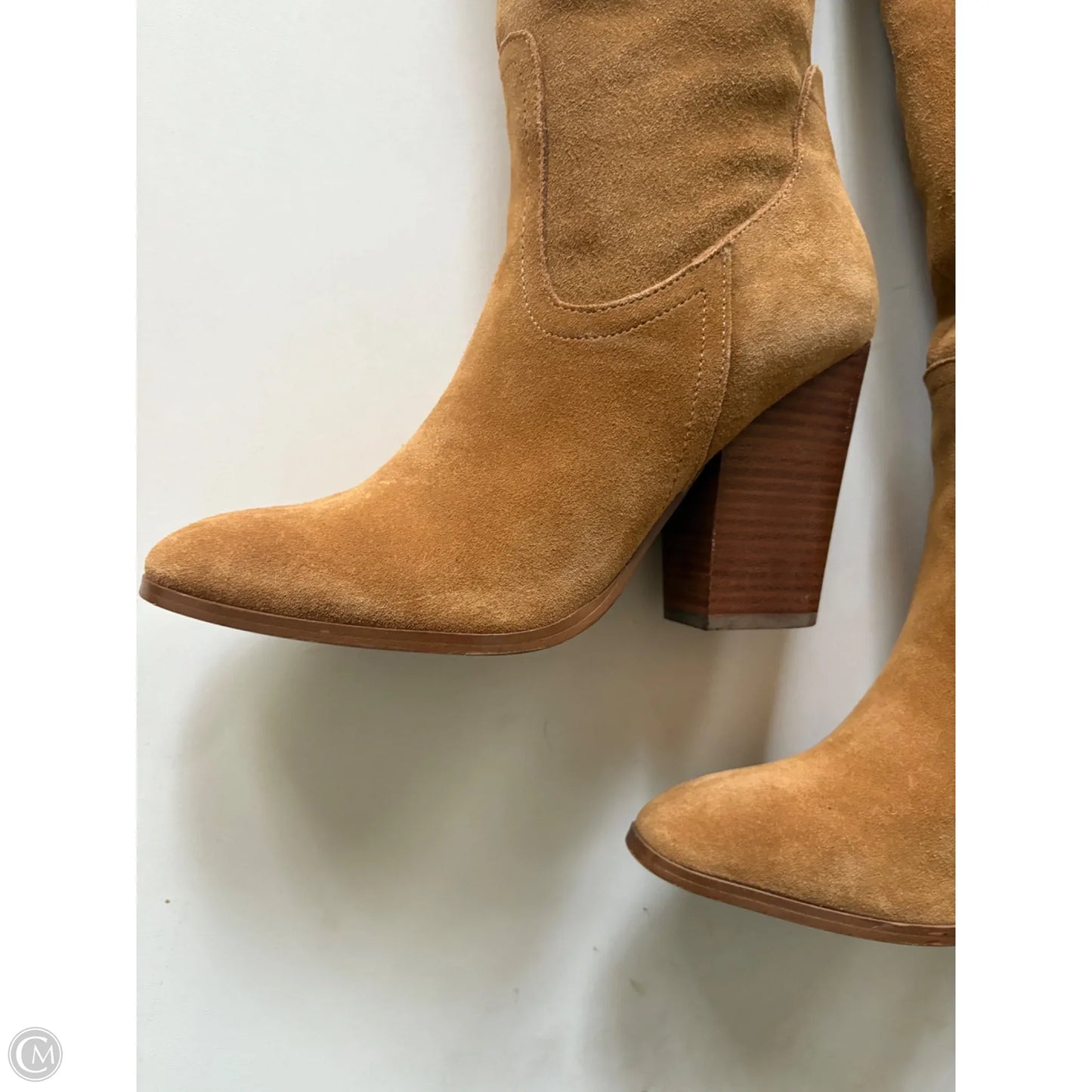 Boots Knee Heels By Kelly And Katie In Brown, Size: 10