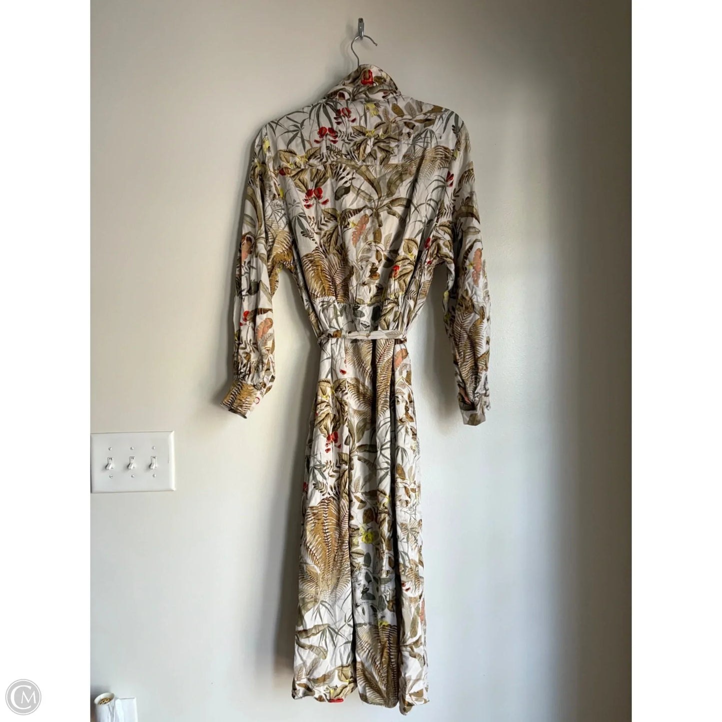 Dress Casual Maxi By H&m In Floral Print, Size: L
