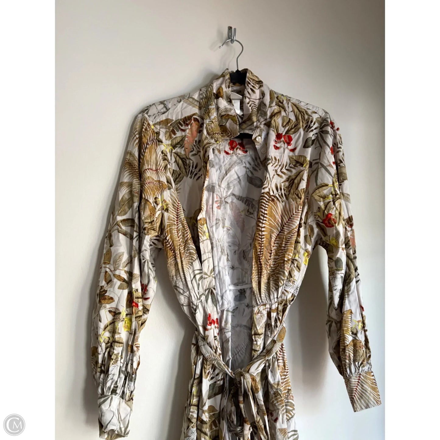 Dress Casual Maxi By H&m In Floral Print, Size: L