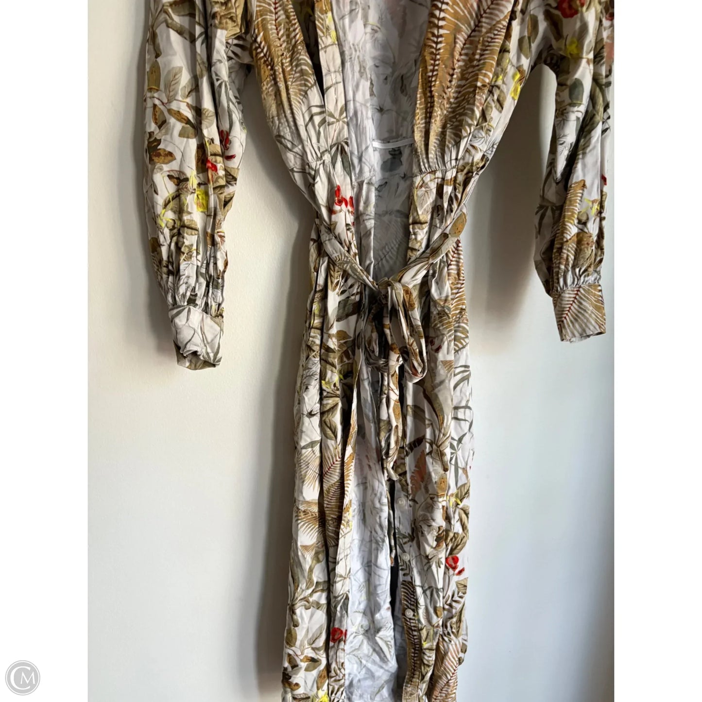 Dress Casual Maxi By H&m In Floral Print, Size: L