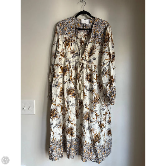 Dress Casual Maxi By Clothes Mentor In Floral Print, Size: Xl