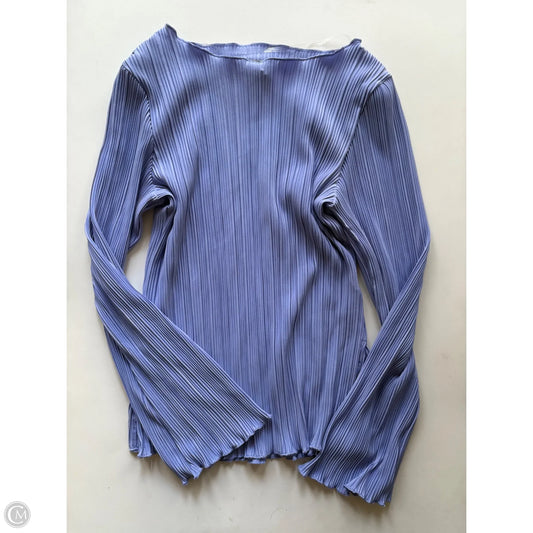 Top Long Sleeve By A New Day In Purple, Size: M