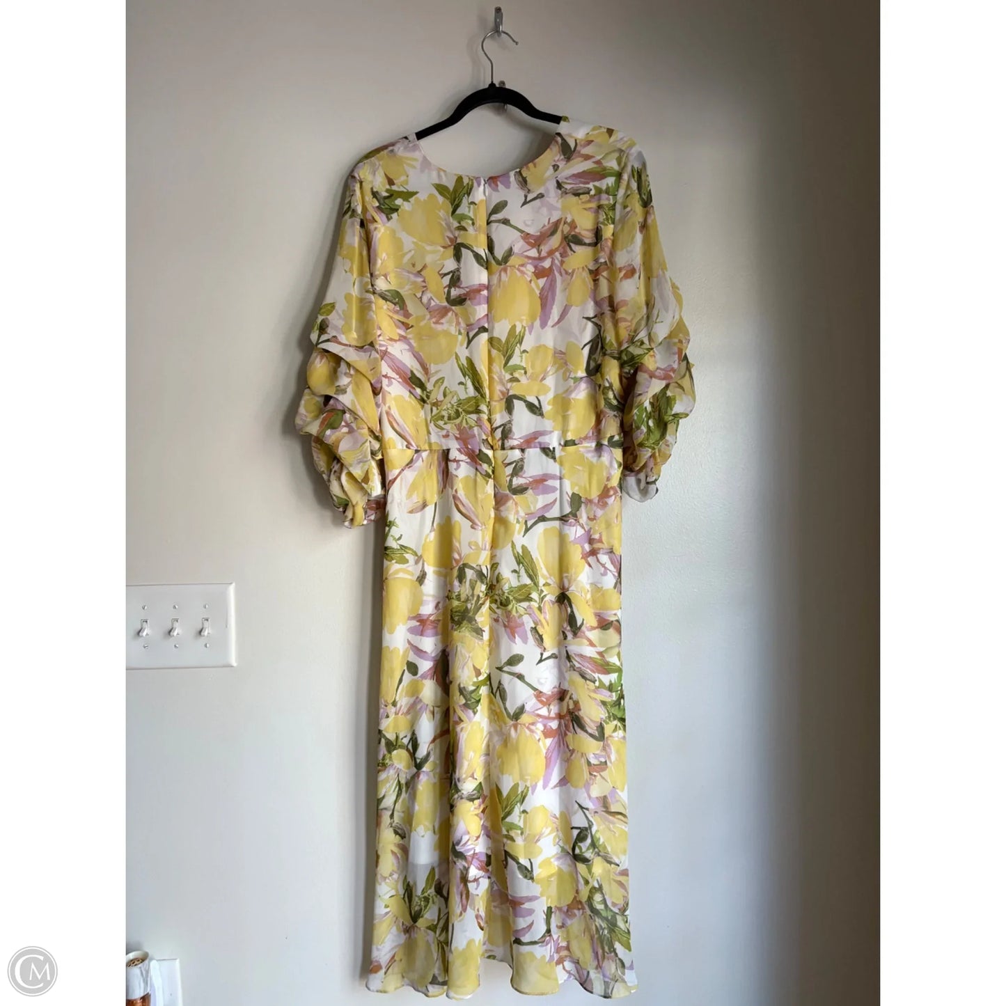 Dress Work By Gabby Skye In Yellow, Size: Xl
