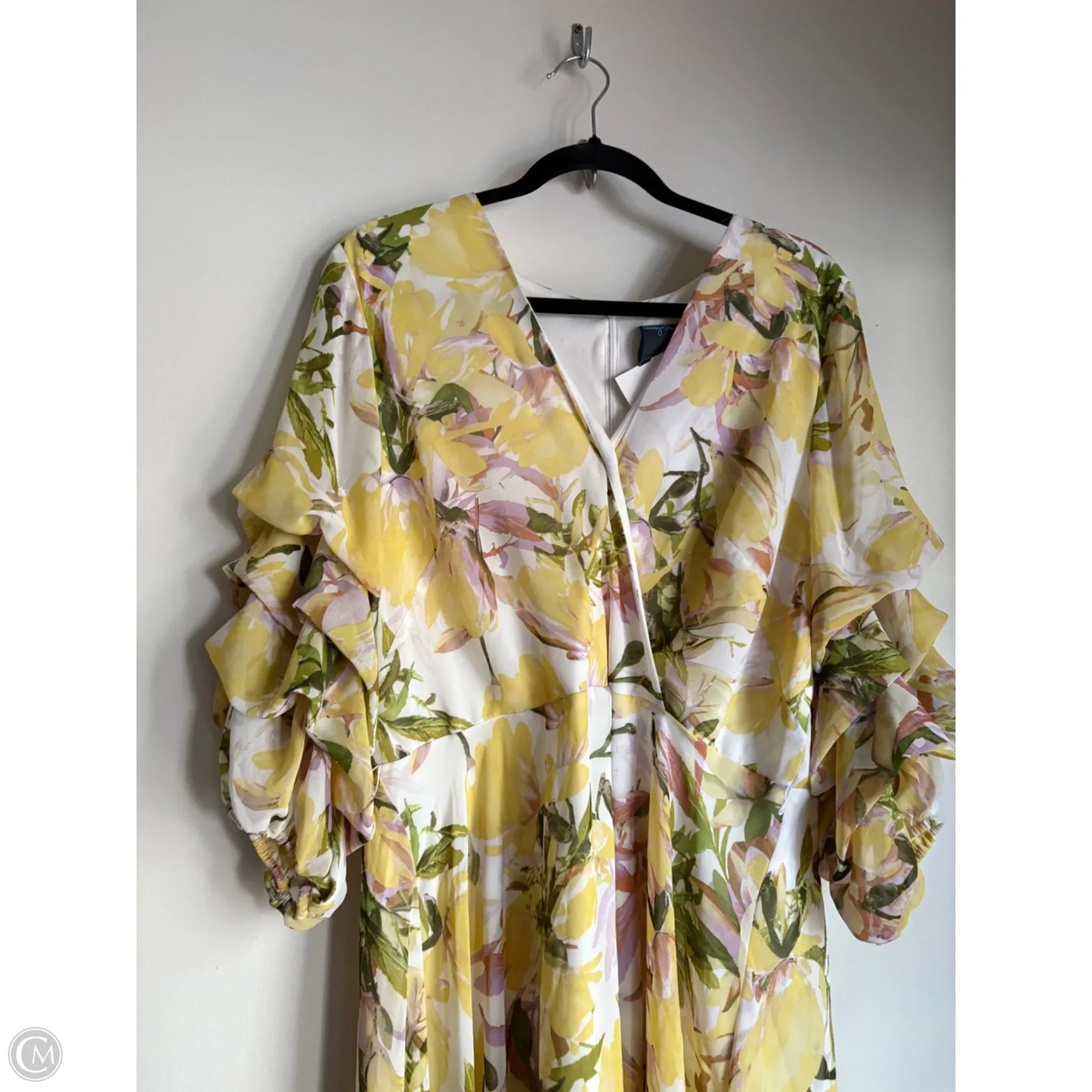 Dress Work By Gabby Skye In Yellow, Size: Xl