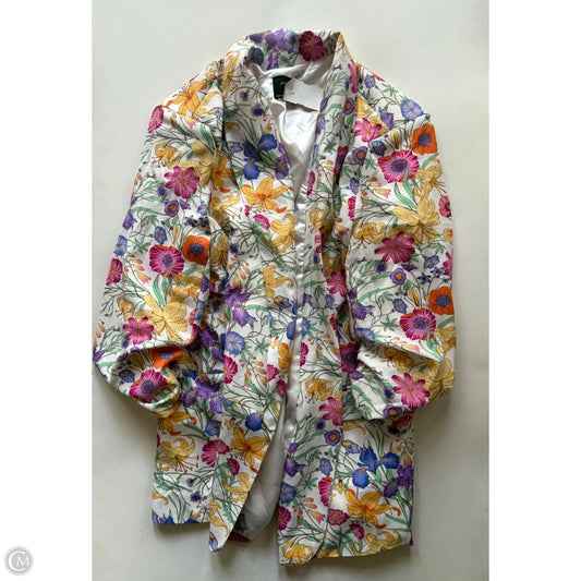 Blazer By Milk & Honey In Floral Print, Size: Xl