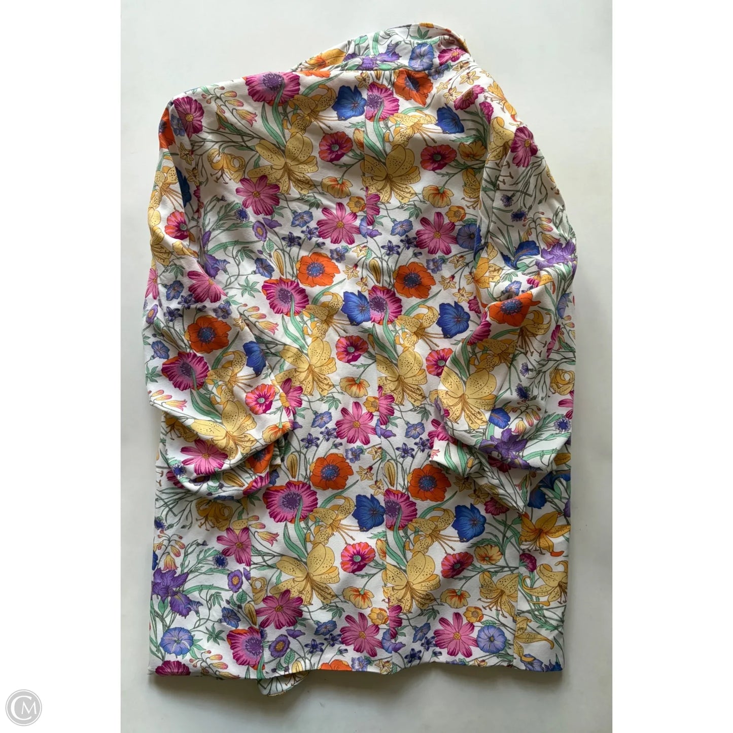 Blazer By Milk & Honey In Floral Print, Size: Xl