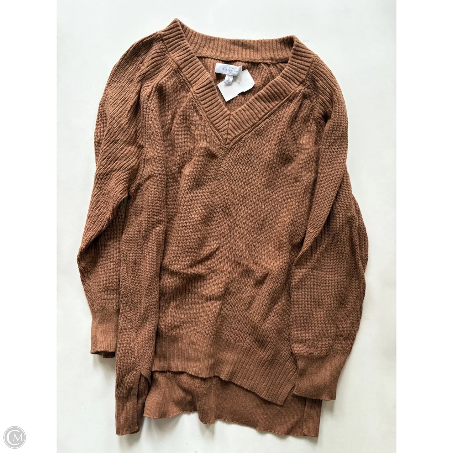 Sweater By New Directions In Brown, Size: M