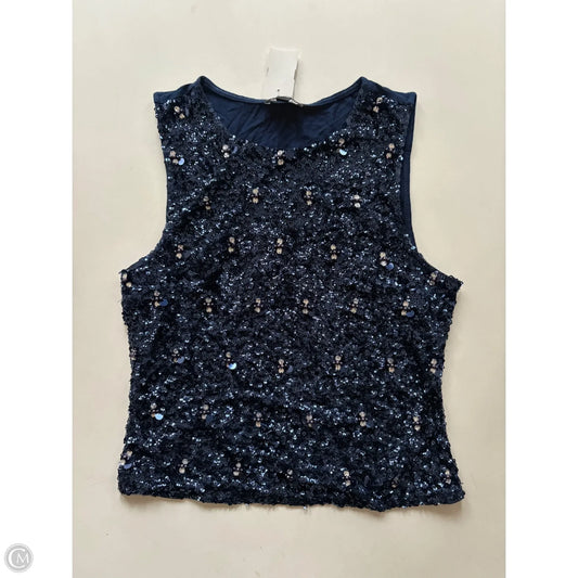 Top Sleeveless By Express In Navy, Size: M