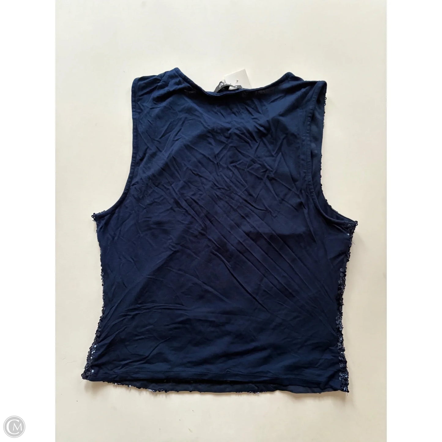 Top Sleeveless By Express In Navy, Size: M