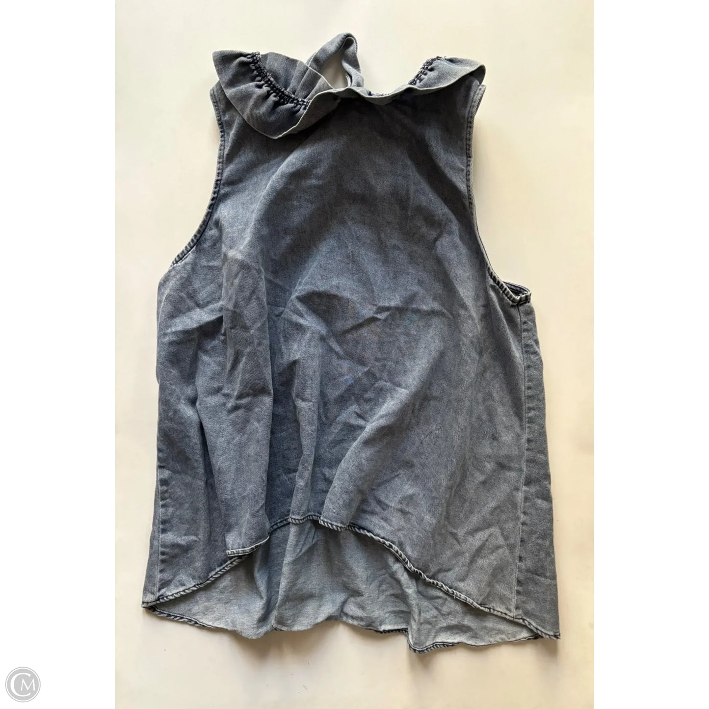 Top Sleeveless By Mazik In Blue, Size: Xl