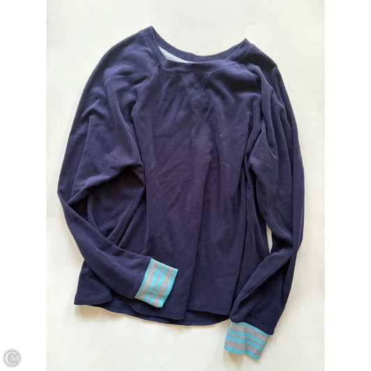 Top Long Sleeve By Southern Tide In Navy, Size: L