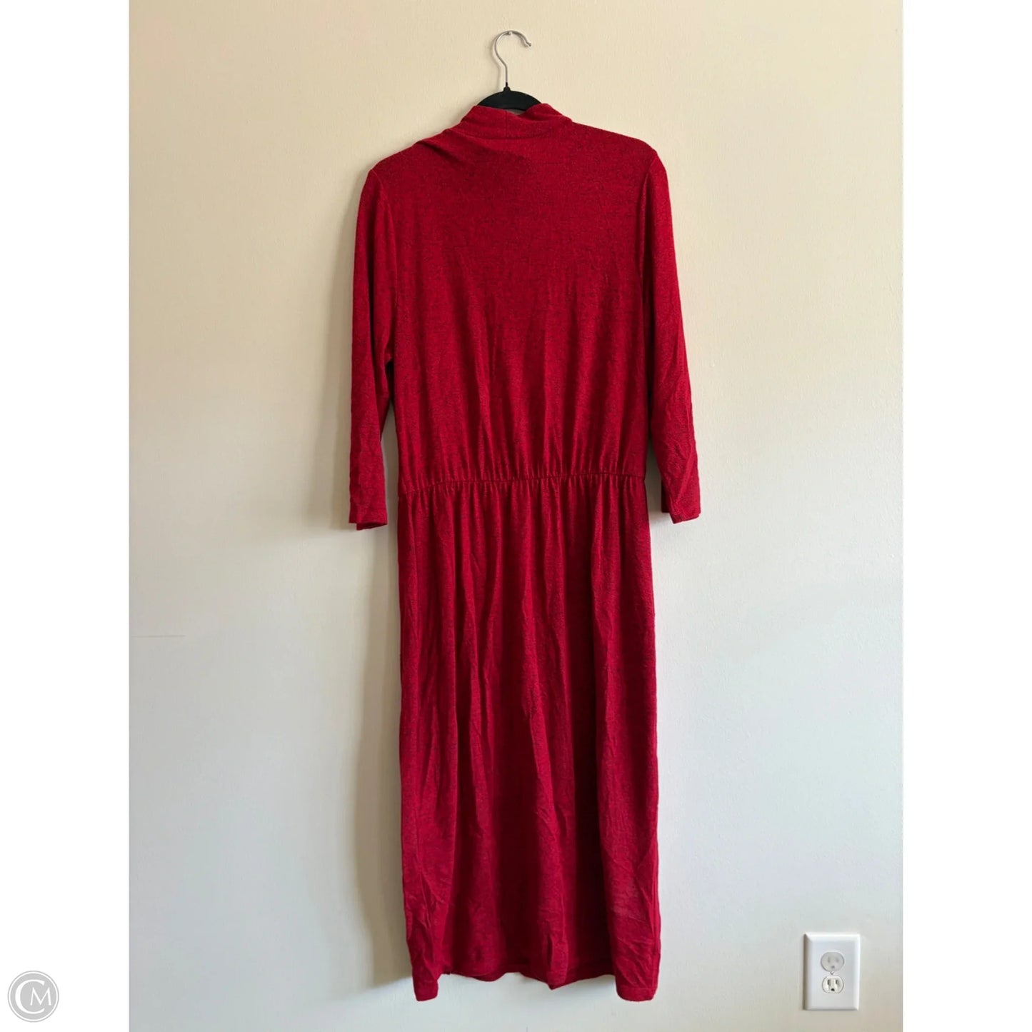Dress Casual Midi By Lane Bryant In Red, Size: L